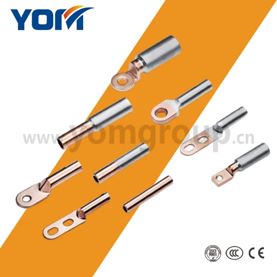 Электрические медные алюминиевые биметаллические кабельные наконечники Аксессуары для подключения проводов (YDTL-2)